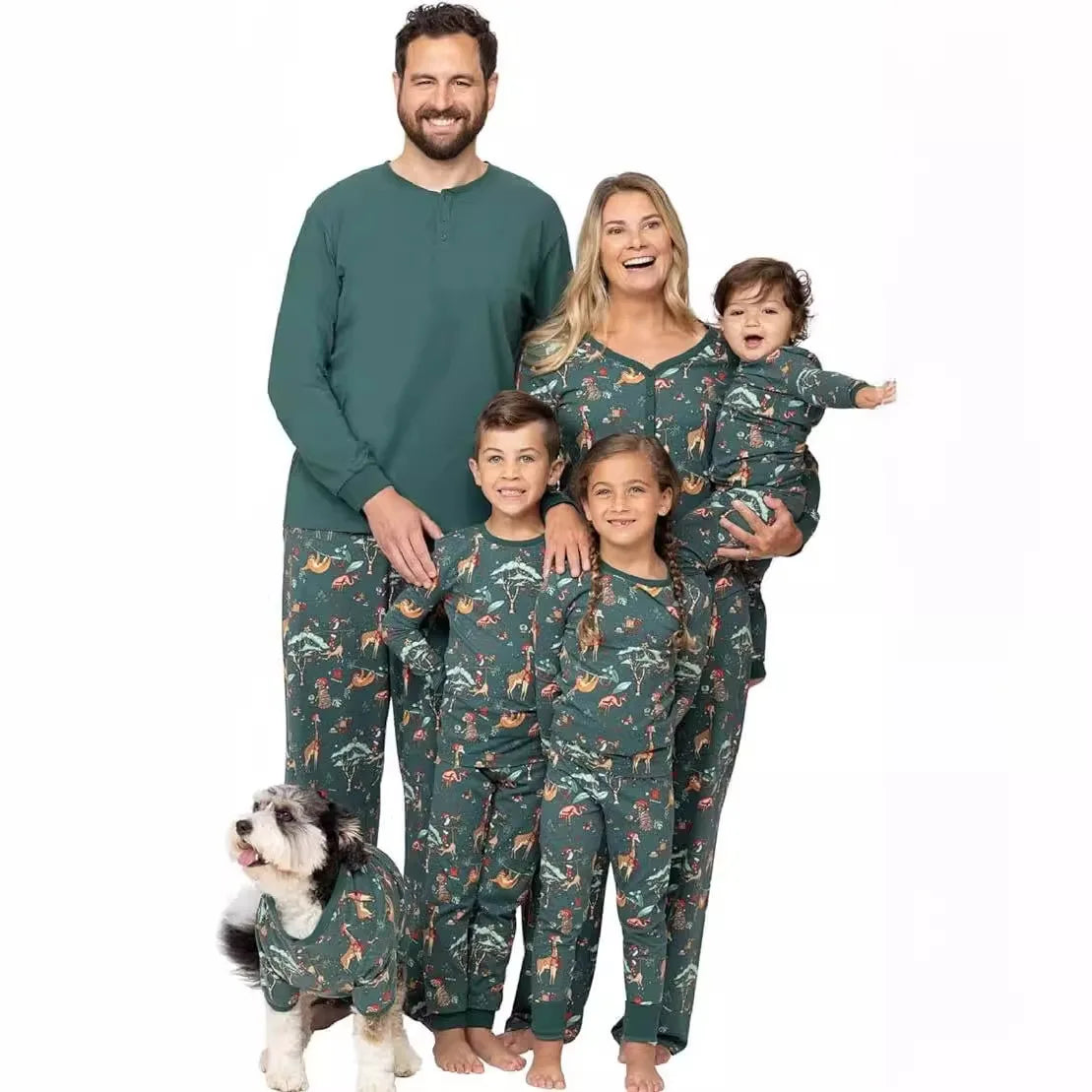 Festive Green Pyjama Set
