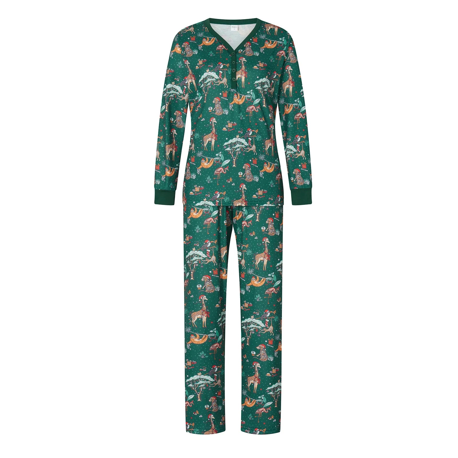 Festive Green Pyjama Set