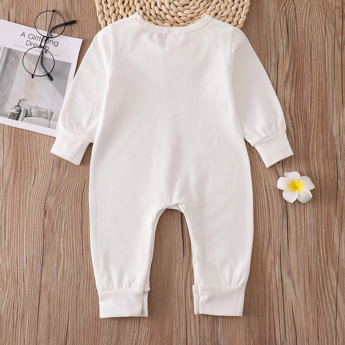 Beige Reindeer Pyjama Set