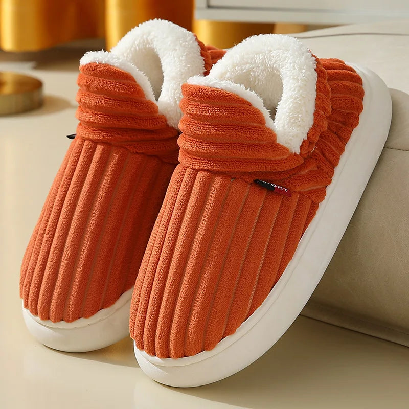 Cosy Thick Plush Home Slippers