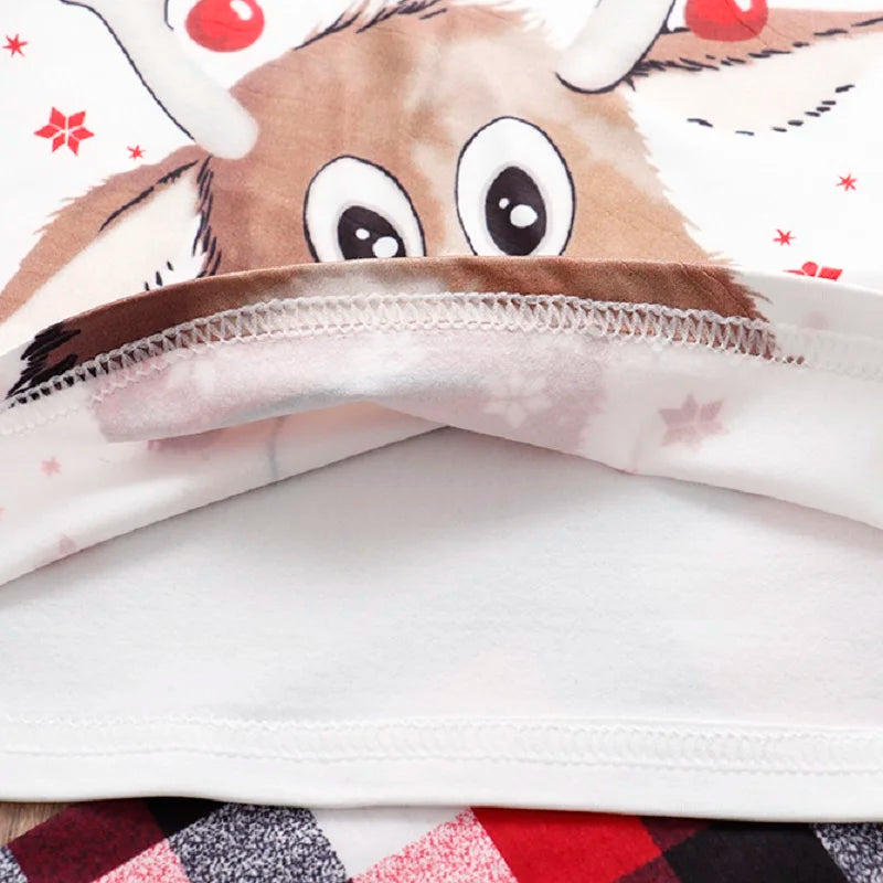 Beige Reindeer Pyjama Set