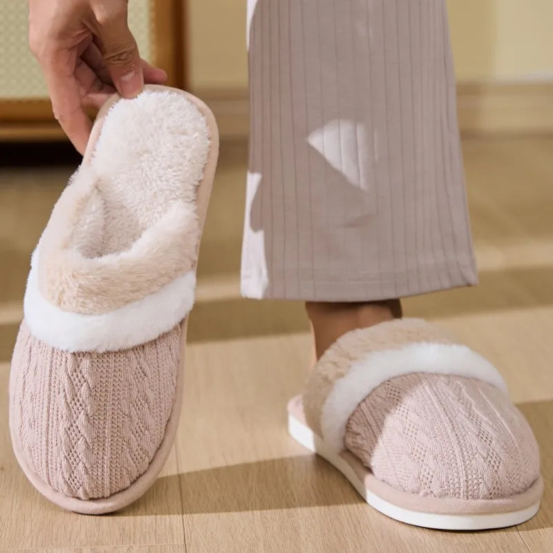 Fur Plush Indoor Slippers