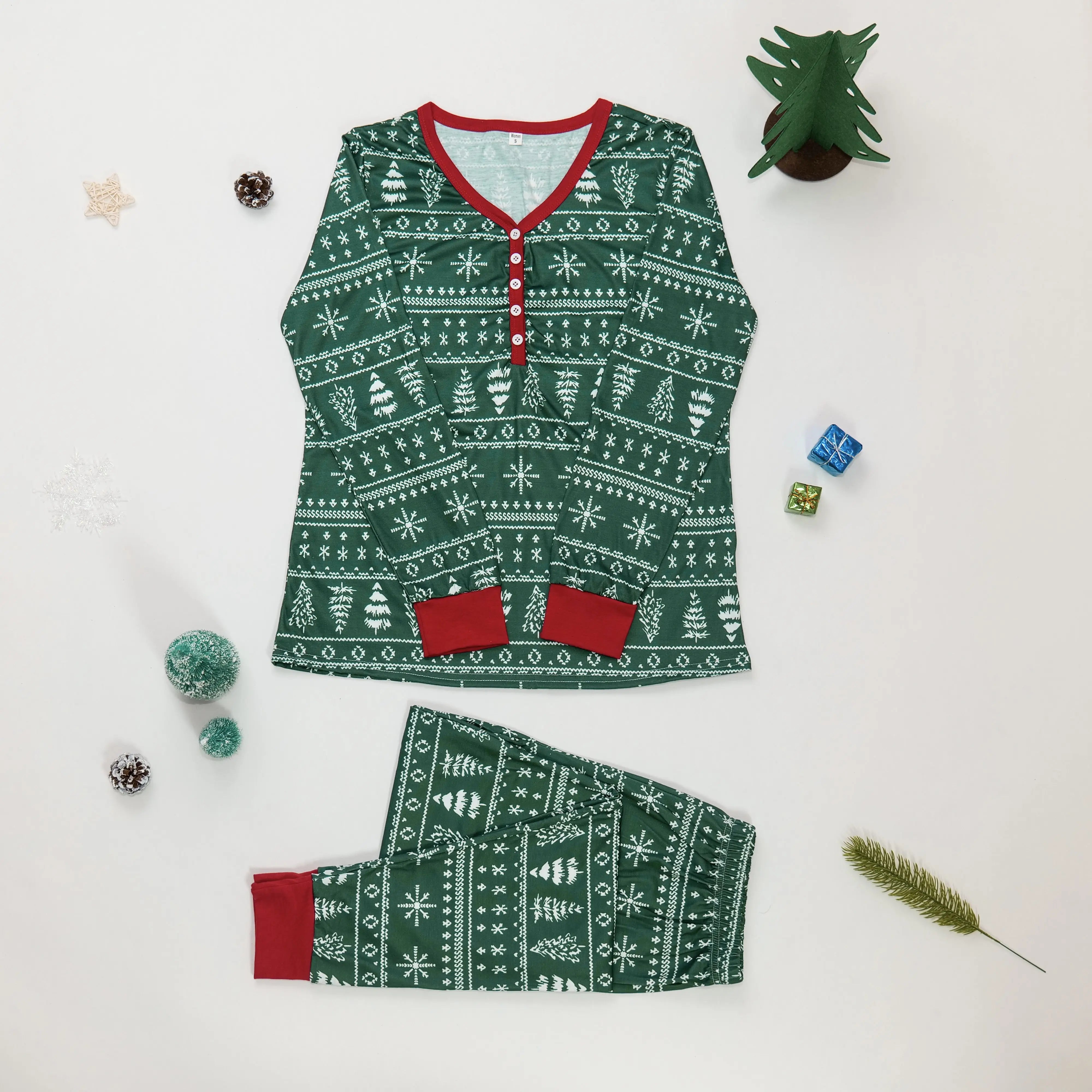 Nordic Green Pyjama Set
