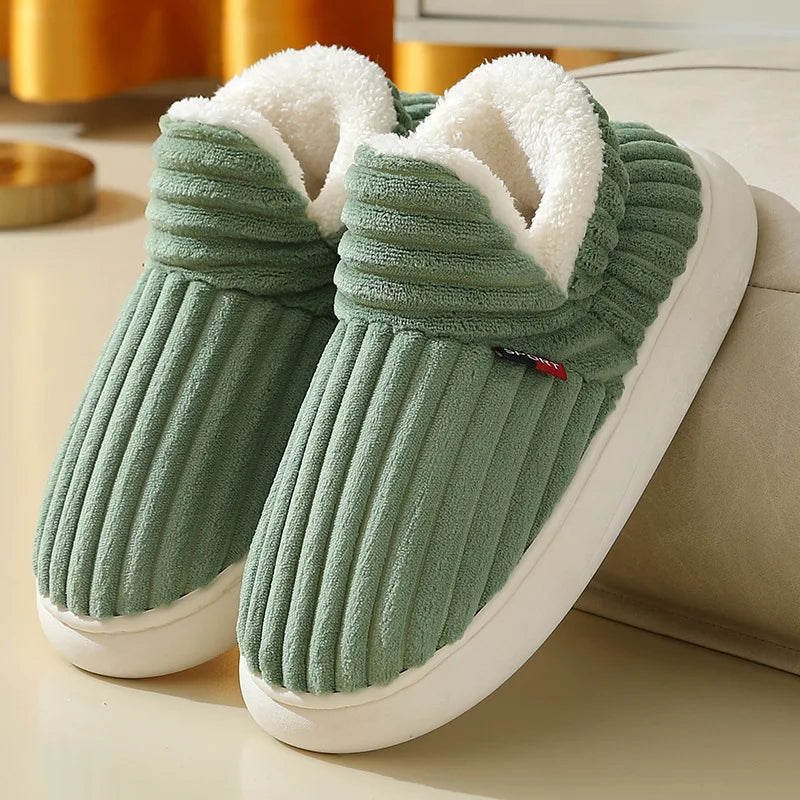 Cosy Thick Plush Home Slippers