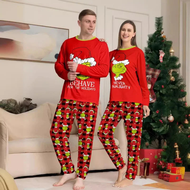 Red Grinch Pyjama Set