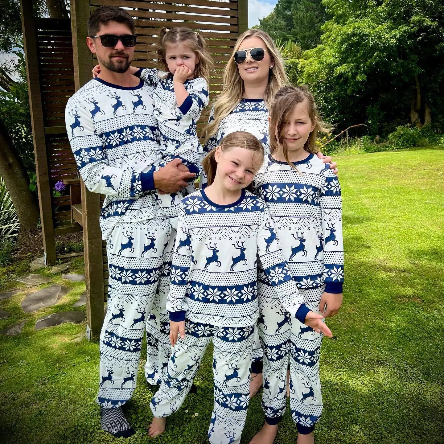 Navy Elk Pyjamas