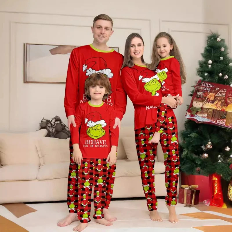 Red Grinch Pyjama Set